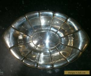 Item LOVELY VINTAGE ART DECO SILVER PLATED FRUIT BOWL for Sale