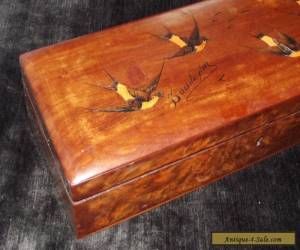 Item ANTIQUE INLAID WORK SEWING BOX for Sale