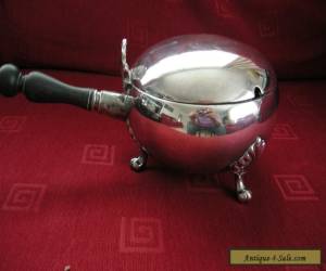 Item Vintage Victorian Silver Plated Lidded Tureen Wooden Handle William Hutton for Sale