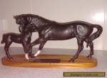 A Connoisseur Model by Beswick England of Black Beauty Mare and Foal for Sale