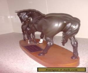 Item A Connoisseur Model by Beswick England of Black Beauty Mare and Foal for Sale