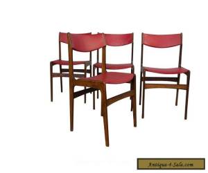 Item Danish Modern Mid Century Rosewood Dining Chairs for Sale