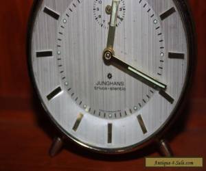 Item Junghans Silentic Trivox Vintage German Alarm Clock. Art Deco  for Sale