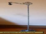 antq ART DECO cast IRON bridge FLOOR lamp .  for Sale