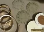 ORIGINAL VINTAGE - BULK LOT - SMITHS WALL CLOCK GLASS DIALS & FRAMES for Sale