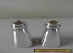 VINTAGE HECWORTH EPNS SALT & PEPPER SHAKERS for Sale