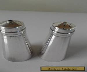 Item VINTAGE HECWORTH EPNS SALT & PEPPER SHAKERS for Sale