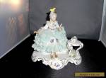 VINTAGE CAPODIMONE FIGURINE DRESDEN STYLE LADY for Sale