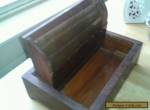 Vintage wooden stationery Box (Letter Rack) for Sale