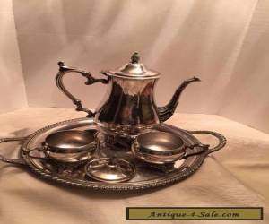 Item Wm. Roger Bros Silver plate Coffee Tea serving set - 4 Pieces  for Sale