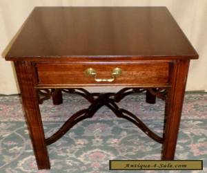 Item ETHAN ALLEN CHERRY TABLE End, Side With Single Drawer VINTAGE for Sale