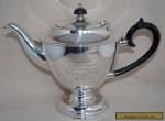 1930's Vintage HECWORTH Silver Plate Footed Tea Pot Pot 900ml for Sale