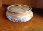 Hand carved teak? 1970's beautifully wooden jar trinket box pot with lid for Sale