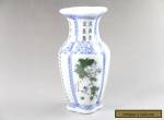  Exquisite Chinese handwork painting bird porcelain vase QIANLONG mark C861 for Sale