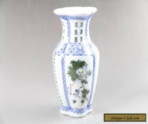 Item  Exquisite Chinese handwork painting bird porcelain vase QIANLONG mark C861 for Sale