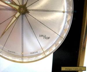 Item Vintage 'IMHOP"  Swiss Made  Modernist Design 8 Day Alarm Clock for Sale