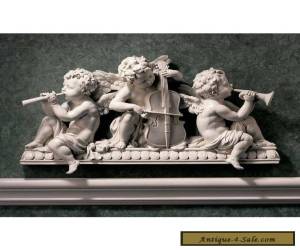 Item Angelic Choir Band Cherub Wall Sculpture Pediment Baroque for Sale
