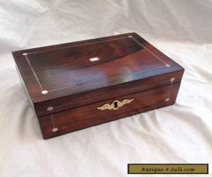 Item Lovely Victorian Jewellery/Sewing Box With Great Interior for Sale