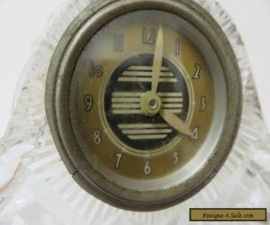 Item VINTAGE - CUT GLASS CLOCK - NOT WORKING - 18cm for Sale