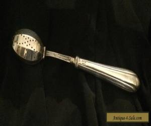 Item  Sterling Silver Tea Strainer Infuser Spoon for Sale