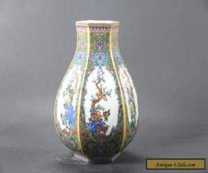 Item  Chinese handwork painting cloisonne Porcelain vase YONGZHEN mark C955 for Sale