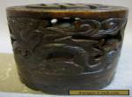 Vintage Oriental hand crafted dragon pattern decorative jar / art work for Sale