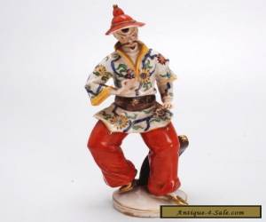 Item VINTAGE SCHWARZBURGER WERKSTATTEN PORCELAIN FIGURINE OF A CHINESE MAN for Sale