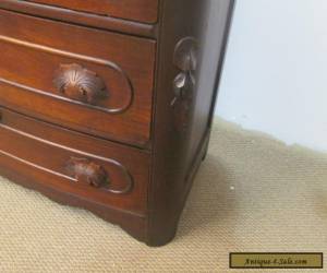 Item 57037 Antique Walnut marble top Dresser chest for Sale