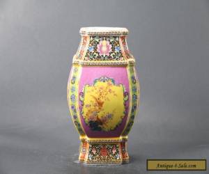 Item  Chinese handwork painting cloisonne Porcelain vase YONGZHEN mark C967 for Sale