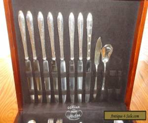 Item Gorham "Invitation" Siverplate Flatware 53-pc Set -Service for 8 for Sale