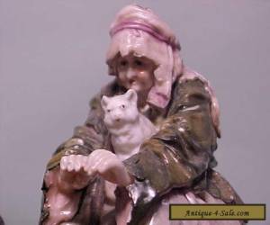 Item Antique 18th C Frankenthal fine Solid Porcelain Figurine - Peasants for Sale