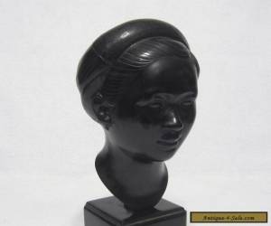 Item Vintage Studio Bronze Bust of a Laotian Girl by Nguyen Thanh Le C.1950's,60's #2 for Sale