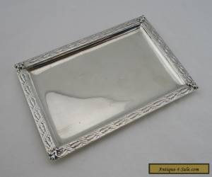 Item BEAUTIFUL VICTORIAN FRENCH SILVER TRAY - Late 19th Century - Lovely Antique  for Sale