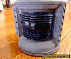 Item NICE Vintage National Ship Light Lantern Fancy Lens 9" Tall Pat. 1913 for Sale