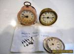 2 OLD CLOCKS AND CLOCK PARTS ......GERMANY....USA....ANSONIA for Sale