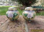 ANTIQUE or VINTAGE - CHINESE CLOISONNE  GINGER JAR 2pcs/set for Sale