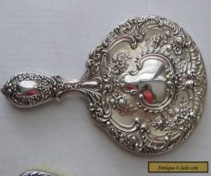 Item Vintage Gorham Sterling Silver Buttercup  Mirror & Brush Set for Sale