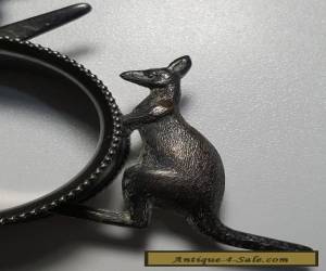 Item Australian Fauna Antique Napkin Ring Dunklings and Stokes & Sons Silver Plate for Sale