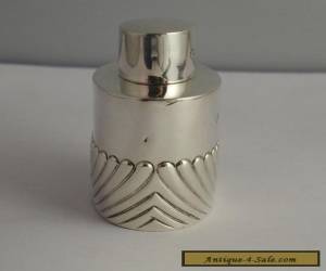 Item Pretty Victorian Solid Silver Tea Caddy - London 1895 for Sale