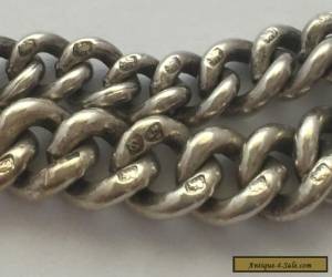 Item Antique Sterling Silver Albert Watch Chain.  for Sale