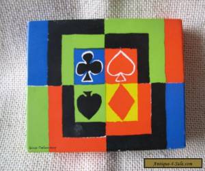Item Vintage 1964 Sonia Delaunay SIMULTANE 2 Decks PLAYING CARDS for Sale