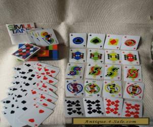 Item Vintage 1964 Sonia Delaunay SIMULTANE 2 Decks PLAYING CARDS for Sale