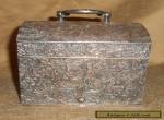 Antique Barbour Silver Co. Box Intricate Design Silverplate for Sale