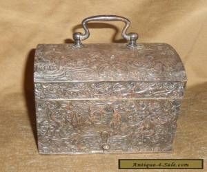 Item Antique Barbour Silver Co. Box Intricate Design Silverplate for Sale