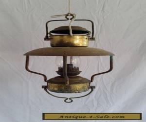 Item Antique Brass Ship,Yacht Rigging Light,Kerosene,Oil Lamp,Lantern for Sale