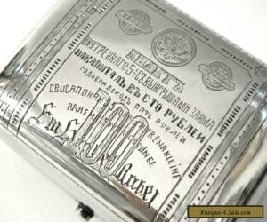 Item ANTIQUE RUSSIAN SOLID SILVER COIN PURSE / WALLET c. 1900 for Sale