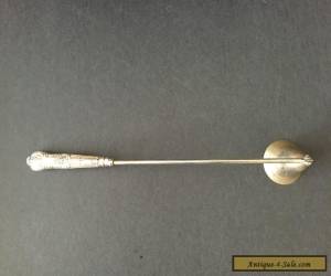 Item ANTIQUE STERLING SILVER (lion stamp) CANDLE SNUFFER in EXC for Sale