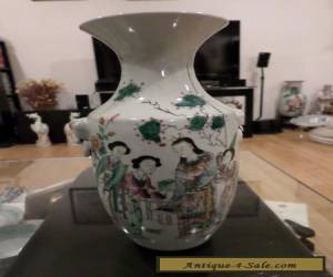 Item Antique Chinese Famille Rose Baluster Form Vase for Sale