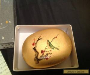Item New in box, Japanese Amita Box with gold leaf for Sale