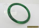 Natural Green Black Jadeite Jade Bangle Bracelet 56MM for Sale
